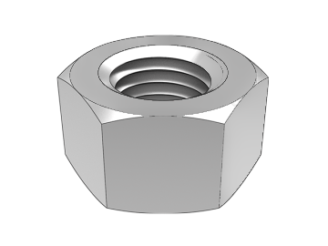 ASME B18.2.2.4 Porca sextavada Porcas sextavadas