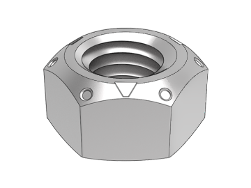 GB6184-B porca hexagonal tipo 1 de seis pontos tipo 1 (pressione o tipo de três pontos)