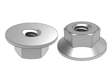 Porca de flange grande sextavada ASME B18.2.2.12