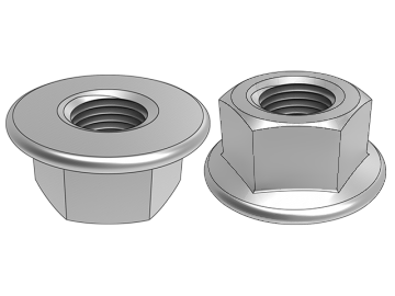 JIS B 1190.2 Porcas de flange hexagonais com passo fino