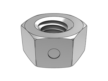 Porca de trava hexagonal tipo GB6184-D1 (tipo plano do lado oposto)