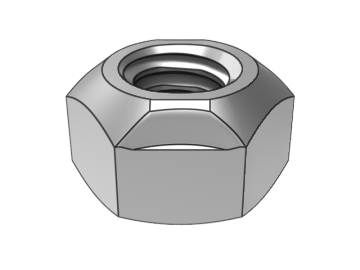 DIN980 V porca de trava hexagonal tipo torque achatada