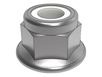 DIN6926 Bainey Hexagon flange porcas com inserções não metálicas